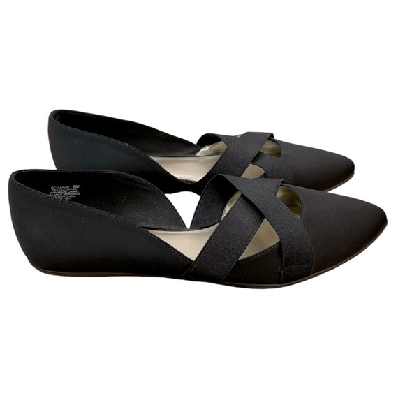 Bandalino Lanza Black Elastic Strapped Mary Jane Ballet Flats Womens Size 9 - Picture 3 of 8